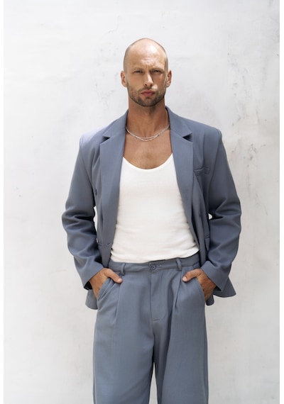 Mai Studios Co. Ayyubay İndigo Erkek Blazer Ceket İndigo
