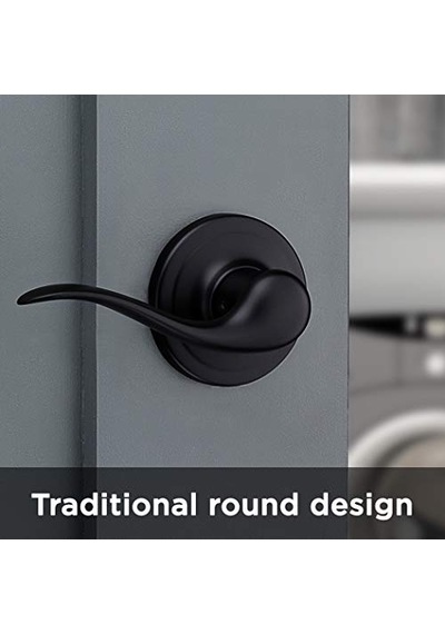97200-816 Tustin Hall/closet Lever, Iron Black Genel