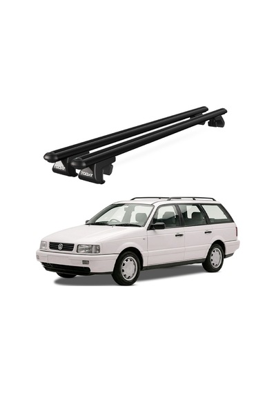 Venüs Volkswagen Passat Variant 1990-1996 Uyumlu Siyah Ara Atkı Port Bagaj Tavan Barı