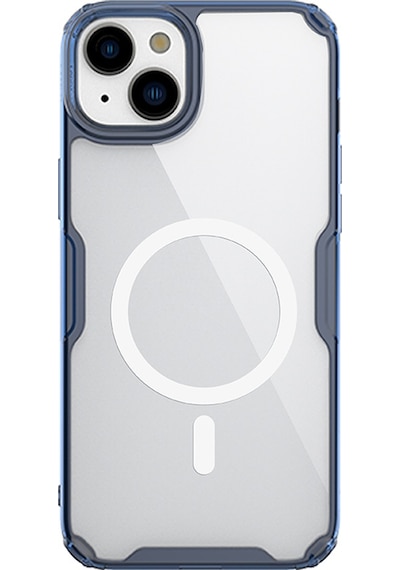 Nillkin Apple Uyumlu iPhone 15 Plus / 14 Plus Magsafe Özellikli Nature Tpu Pro Kapak Mavi