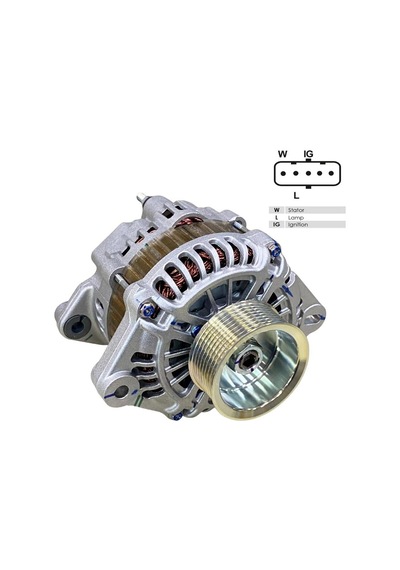 Mıtsubıshı 24v Alternatör Dinamo 130 A 5 Fiş Soketli W-l-ıg . . Ford Cargo Oem