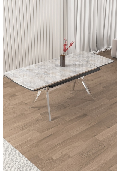 Canisa Weps Serisi 89x150 Açılabilir Lak Panel Rampla Gri Krom Ayak Masa Takımı Ve 6 Siyah Sandalye Rampla Gri Masa Siyah Sandalye Krom Ayak Canisa Weps Serisi 89x150 Açılabilir Lak Panel Rampla Gri Krom Ayak Masa Takımı Ve 6 Siyah Sandalye Rampla Gri Masa Siyah Sandalye Krom Ayak