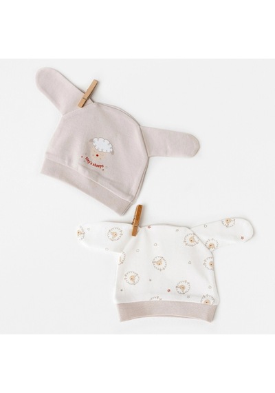 Mey İthalat Ac26157 Tinny Sheeps Şapka Beige
