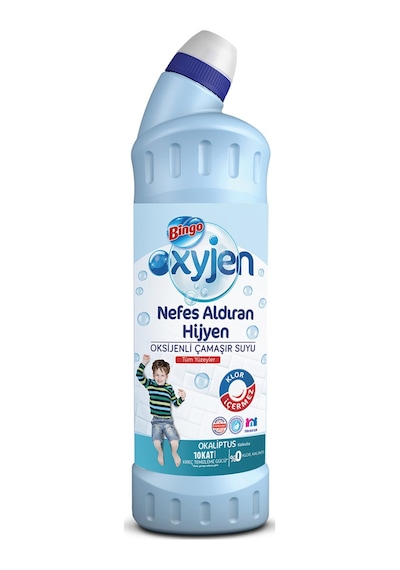 Bingo Oksijen Çamaşır Suyu Okaliptüs 750 Ml X 4 Adet 4'lü Set