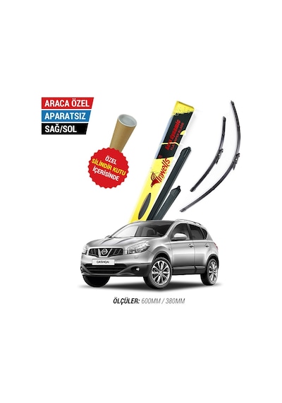 Inwells Nissan Qashqai Muz Silecek Takımı 2007 - 2013