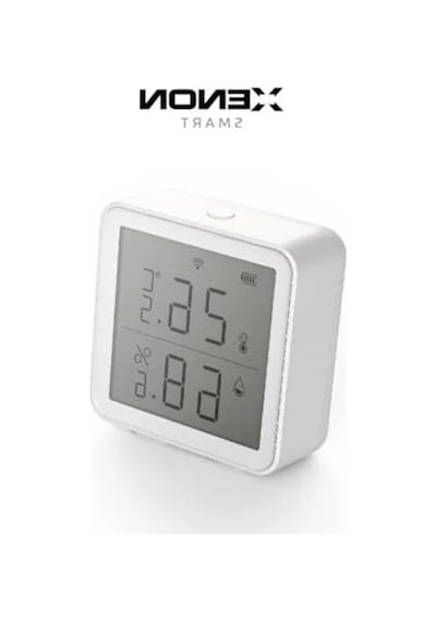 Xenon Smart Akıllı Dijital Termometre Uygulama Denetimli Wi-fi 2.4 Ghz İç Mekan Isı Ölçer Ve Nem Ölçer Higrometre Sıcaklık Ve Nem Sensörü X7508