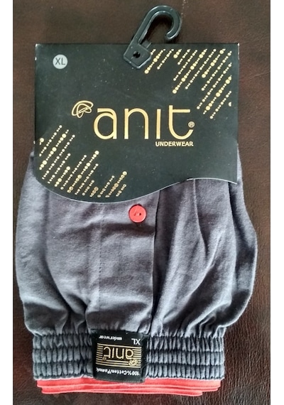 3'Lü Anıt Erkek Düğmeli Penye Boxer 1146