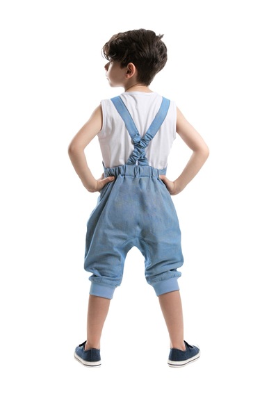 Denokids Yeah Erkek Çocuk Gabardin Tulum