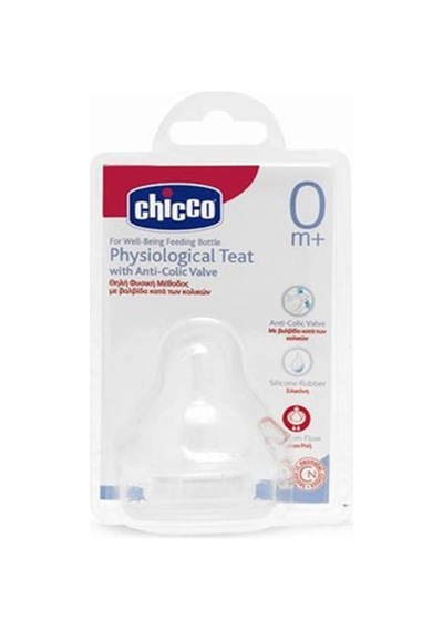 Chicco Silikon Fizyolojik Biberon Emziği İki Delikli 2'Li
