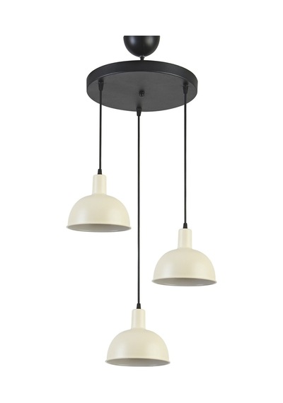Marley Modern Tasarım Cafe Mutfak Salon Krem Renk 3 Lü Avize Diğer