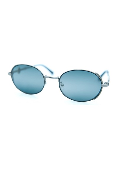 Ferfarini Ff 1484 470 54 Unisex Oval Gri Metal Güneş Gözlüğü Gri