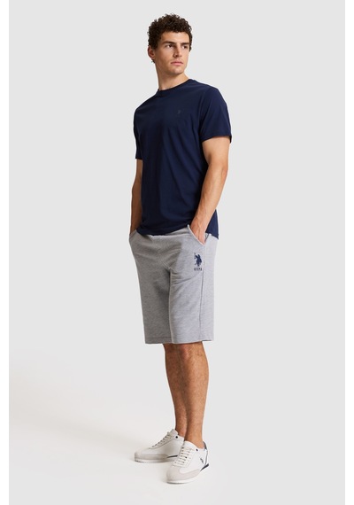 U.s. Polo Assn. Erkek Gri Melanj Şort Örme 50322331-vr086