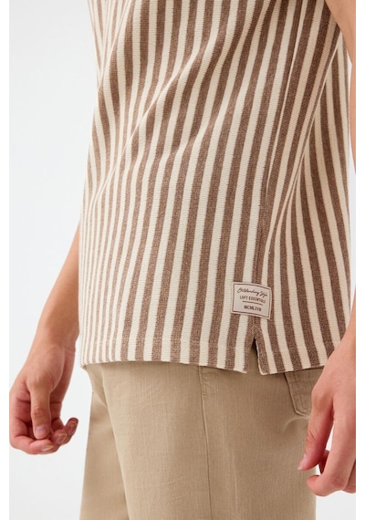 Loft Lf2038533 Erkek Polo Yaka T-shirt Brown