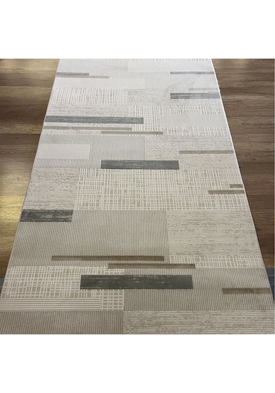 Hoom Rugs Aria 1106 Vizon Pamuk Tabanlı Modern Halı Vizon