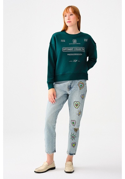 Loft Kadın Sweatshirt Mor