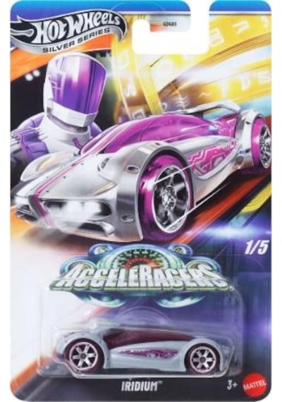 Hot Wheels Silver Series Acceleracers Gdg83 977k 5'li Set Çok Renkli