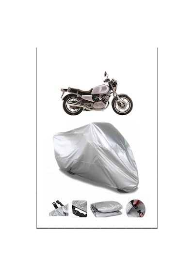 Yamaha Xv1000 Gri Su Geçirmez Kalitesi Motosiklet Örtüsü