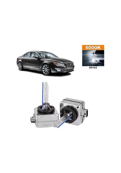 Volvo S80 2006-2016 D1s / D1r 6000k Beyaz Hıd Xenon Ampul 2 Adet