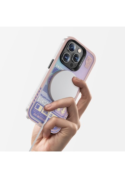 Benks Apple Uyumlu iPhone 14 Pro Max Kılıf Magsafe Şarj Özellikli Benks Casebang Rabbit Kapak BENKS-TA84192