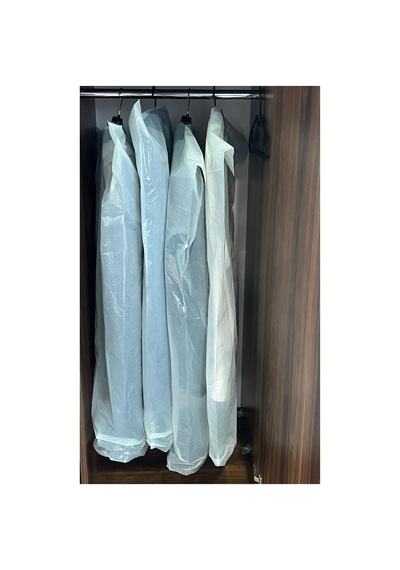 Güve Savar Etkili, Lavanta Kokulu Elbise Koruma Poşeti- 5 Adet- 65x100 Cm Şeffaf