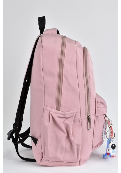 Elatae Unisex Çok Gözlü Günlük Seyahat Okul Sırt Çantası Pembe 51497