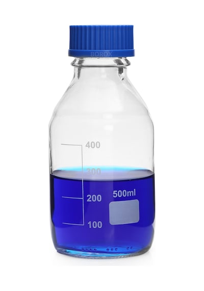 Cam Şişe 500 Ml Vida Kapaklı Laboratuvar Otoklav Şişe