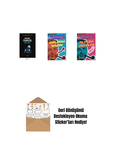 Uzun Veda + Göldeki Kadın Cep Boy + Elveda Güzelim Cep Boy + Okuma Sticker'ları