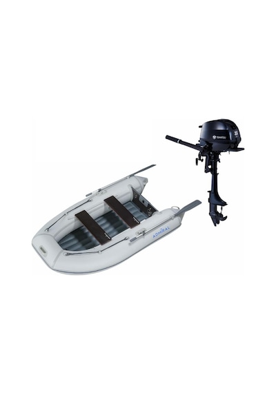 Admiral 250cm Katlanır Şişme Tabanlı Bot + Tohatsu Mfs3.5 Bs Deniz Motoru