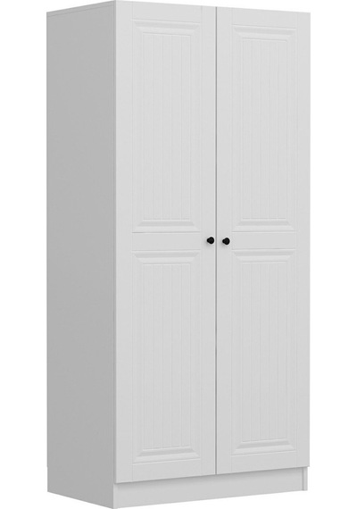 Kale 2 Mebran Kapaklı Dolap - Beyaz 190cm