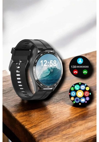 Mey İthalat Nfc Ve Kablosuz Şarjlı Akıllı Saat Ekg, Nabız & Spor Modları İle İos Ve Android Uyumlu