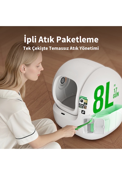 Petkit Purobot Max Pro 2 Akıllı Kedi Tuvaleti Resmi Distribütör Garantili