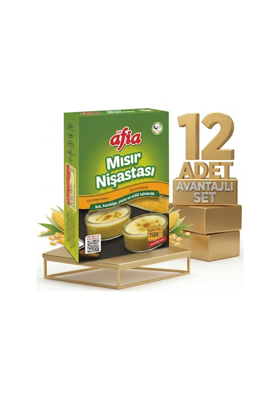 Afia Mısır Nişastası 12x150 Gr
