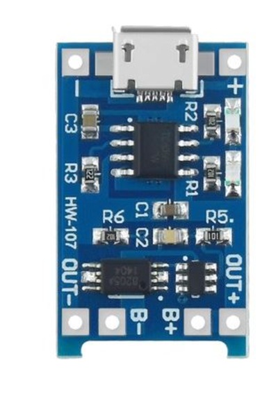 Tp4056 1a Lipo - Li Ion Pil Şarj Devresi Micro Usb Girişli