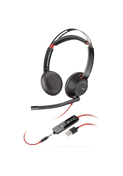 Plantronics Blackwire C5220 Kulak Üstü Çağrı Merkezi Kulaklığı
