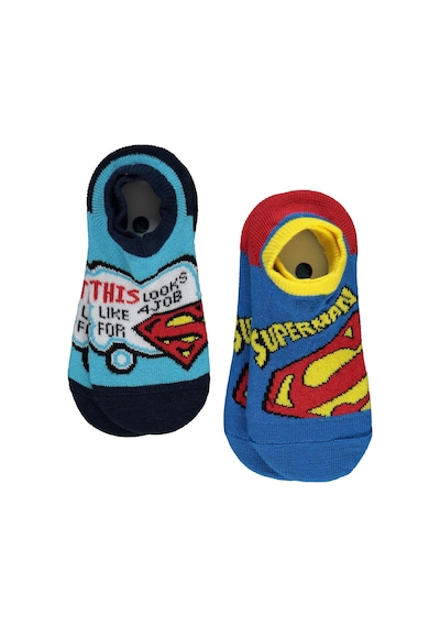 Superman Erkek Çocuk 2'li Babet Çorap 2-12 Yaş Standart