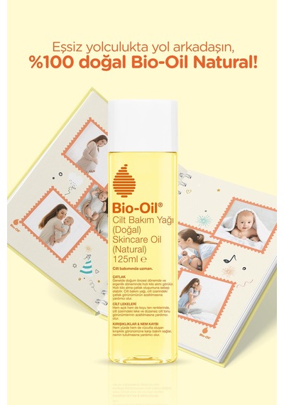 Bio-Oil Natural Cilt Bakım Yağı 125 ML + Bir Bebeğin Anıları