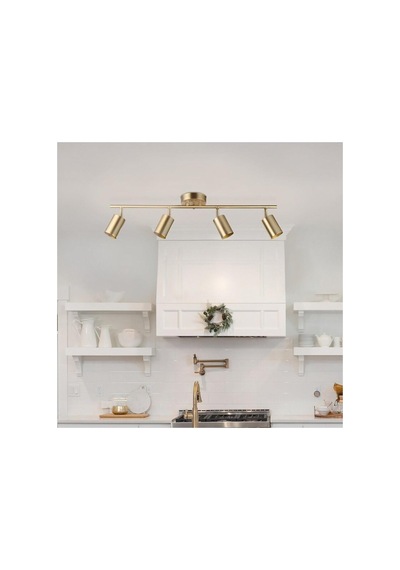 Sylight Metal Modern 4 Lü Eskitme Kaplama Led Spot Hareketli Avize Günışığı Ampullü, Ry8021204sy Genel