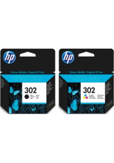 Hp 302 Renkli Siyah Kartuş Deskjet 1110/2130/3630/3830/4650/4520