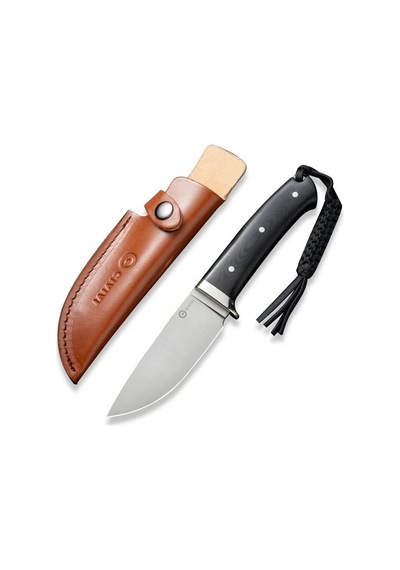 Civivi Cloud Peak Black G10 Handle With Nickel-silver Guard Satin Finished Nitro-v Blade Kamp Bıçak Siyah