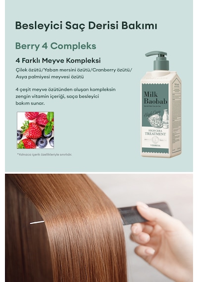 Yoğun Nemlendirici & Besleyici Saç Kremi Mılk Baobab High Cera Treatment Verbena