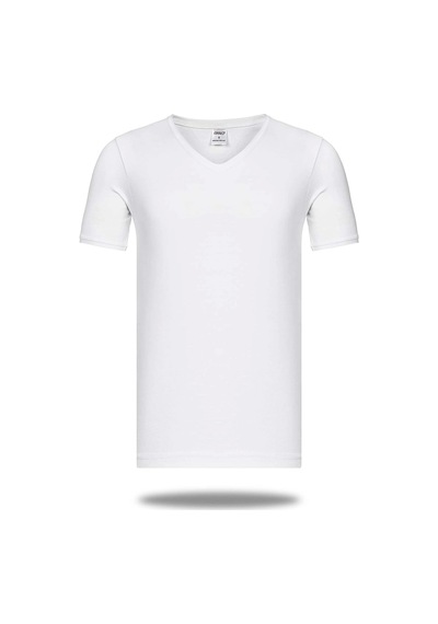 Star 206 Modal Yarım Kol V-yaka T-shirt Atlet