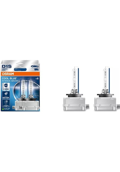 Xenon Far Ampul İkili 35w D1s Pk32d-2 6200k Cool Blue İntense Xenarc Osram 66140cbn-2hb