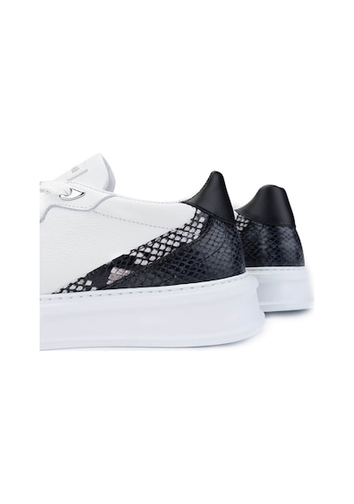 Roberto Cavalli Erkek Hakiki Deri Beyaz Sneakers & Spor Ayakkabı 780 27777 Erk Ayk Y25 Bıanco Beyaz