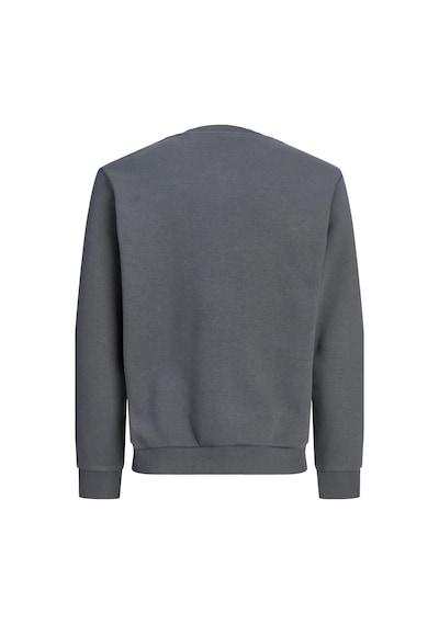 Jack & Jones Jorlogo Erkek Bisiklet Yaka Logolu Sweatshirt Rahat Günlük Antrasit