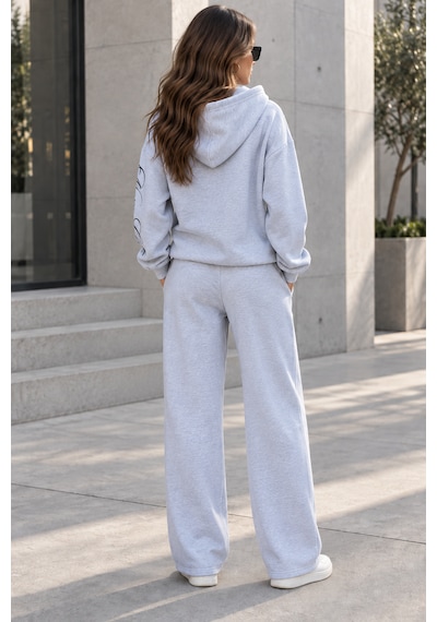 Macklin Unisex Kadın Erkek Martini Girl Kol Paça Baskılı Oversize 3 İplik Kapüşonlu Sweatshirt Ve Baggy Eşofman Altı Gri Melanj Macklin Unisex Kadın Erkek Martini Girl Kol Paça Baskılı Oversize 3 İplik Kapüşonlu Sweatshirt Ve Baggy Eşofman Altı Gri Melanj