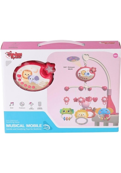 Vardem Işıklı Müzikli Bebek Dönencesi Pembe