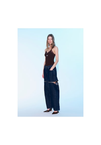 Sagaza Studio Ss6003 Likralı Body Kahverengi