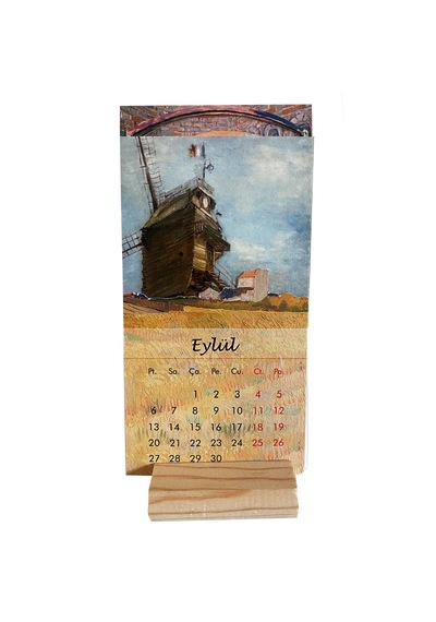 2027 Van Gogh Tabloları Takvimi Çok Renkli