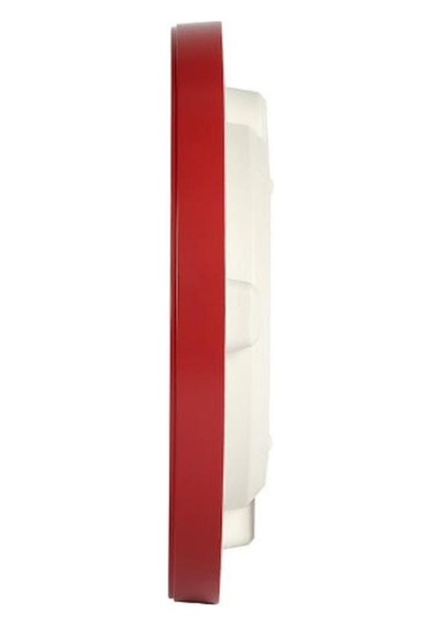 Seiko Qha016r Bordo Renkli Plastik Kasa Quartz Mekanizmalı Duvar Saati Çok Renkli