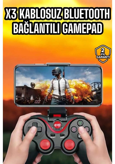 Android Uyumlu Gamepad X3 Game Stick Oyun Kolu Bluetooth Bağlantılı 70047805